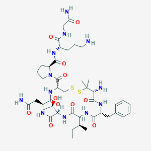 molecular formula C43H68N12O11S2 B162777 Pptoo CAS No. 136429-81-7