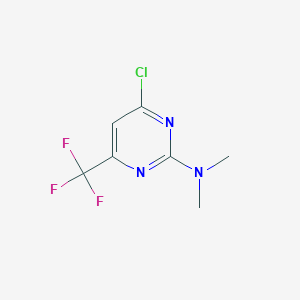 4-Chloro-N,N-dimethyl-6-(trifluoromethyl)pyrimidin-2-amine