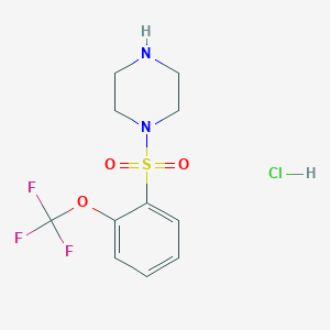 4-(2-Trifluoromethoxy-benzenesulfonyl)-piperazine hydrochloride