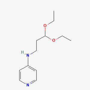 N-(3,3-diethoxypropyl)pyridin-4-amine