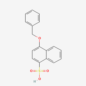 4-(Benzyloxy)naphthalene-1-sulfonic acid