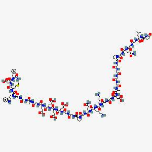 molecular formula C132H194N40O49S B1627793 Big gastrin CAS No. 53988-98-0