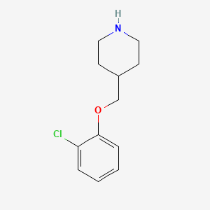 B1627811 4-[(2-Chlorophenoxy)methyl]piperidine CAS No. 63608-31-1