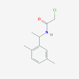 molecular formula C12H16ClNO B1627812 2-chloro-N-[1-(2,5-dimethylphenyl)ethyl]acetamide CAS No. 36292-95-2