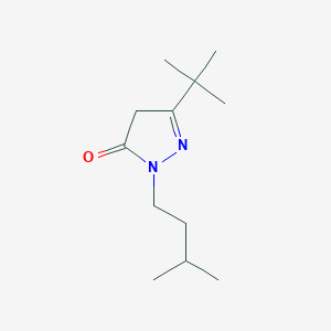 B1627827 3-tert-Butyl-1-isopentyl-1H-pyrazol-5(4H)-one CAS No. 864685-45-0