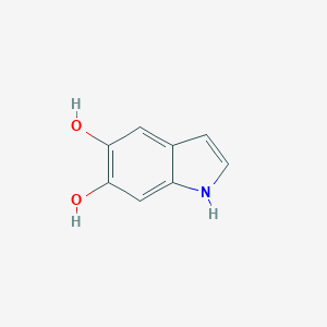 molecular formula C8H7NO2 B162784 5,6-二羟基吲哚 CAS No. 3131-52-0