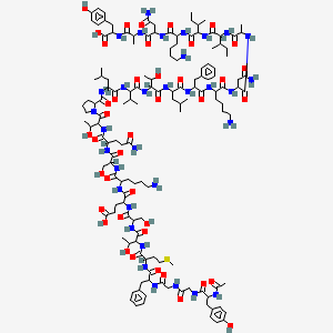 molecular formula C141H219N33O41S B1627840 Ac-DL-Tyr-Gly-Gly-DL-Phe-DL-Met-DL-xiThr-DL-Ser-DL-Glu-DL-Lys-DL-Ser-DL-Gln-DL-xiThr-DL-Pro-DL-Leu-DL-Val-DL-xiThr-DL-Leu-DL-Phe-DL-Lys-DL-Asn-DL-Ala-DL-xiIle-DL-xiIle-DL-Lys-DL-Asn-DL-Ala-DL-Tyr-OH CAS No. 76622-86-1