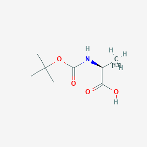 molecular formula C8H15NO4 B1627841 Boc-L-Ala-OH-3-13C CAS No. 201740-79-6