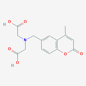molecular formula C15H15NO7 B162786 Calcein Blue CAS No. 54375-47-2