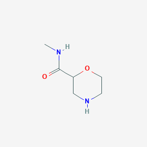 molecular formula C6H12N2O2 B1627886 N-methylmorpholine-2-carboxamide CAS No. 135072-21-8
