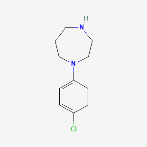 molecular formula C11H15ClN2 B1627905 1-(4-Chlorophenyl)-1,4-diazepane CAS No. 41885-98-7