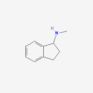 molecular formula C10H13N B1627915 N-Methyl-2,3-dihydro-1H-inden-1-amine CAS No. 2084-72-2