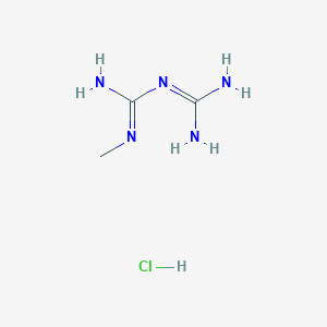 1-carbamimidoyl-2-methylguanidine;hydrochloride