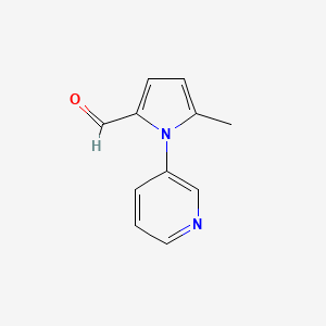 molecular formula C11H10N2O B1627929 5-Methyl-1-(3-pyridinyl)-1H-pyrrole-2-carbaldehyde CAS No. 931985-65-8