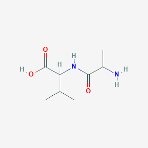 molecular formula C8H16N2O3 B162794 dl-Alanyl-dl-valine CAS No. 1999-46-8