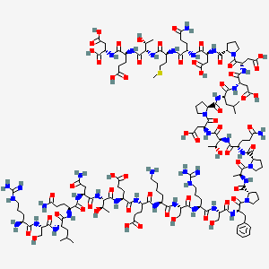 molecular formula C142H223N41O57S B1627961 Glicentin 1-30 CAS No. 80317-95-9