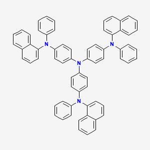 molecular formula C66H48N4 B1627966 Tris[4-(1-naphthylphenylamino)phenyl]amine CAS No. 497182-61-3