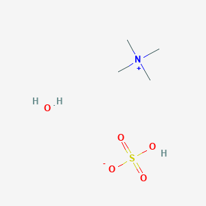 molecular formula C4H15NO5S B1627967 Tetramethylammonium hydrogen sulfate monohydrate CAS No. 207738-07-6