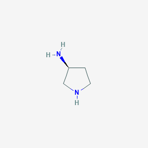 molecular formula C4H10N2 B162797 (S)-3-Aminopyrrolidine CAS No. 128345-57-3