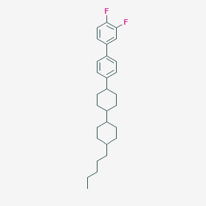 3,4-Difluoro-4'-(4'-pentyl[1,1'-bicyclohexyl]-4-yl)-1,1'-biphenyl