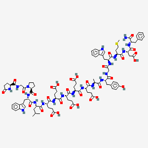 molecular formula C97H124N20O31S B1628035 Gastrin-17 CAS No. 60748-06-3