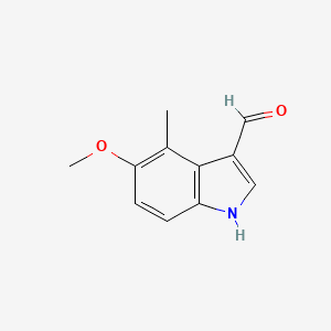 molecular formula C11H11NO2 B1628049 5-Methoxy-4-methylindole-3-carboxaldehyde CAS No. 932710-64-0