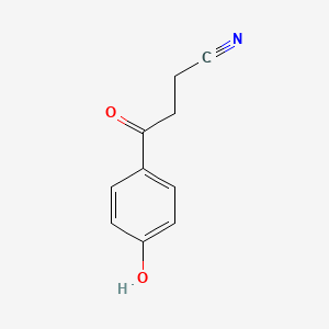 molecular formula C10H9NO2 B1628070 4-(4-Hydroxyphenyl)-4-oxobutanenitrile CAS No. 7182-43-6