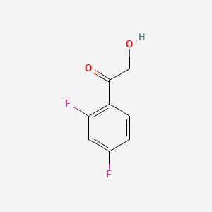 molecular formula C8H6F2O2 B1628076 1-(2,4-Difluorophenyl)-2-hydroxyethanone CAS No. 145240-42-2