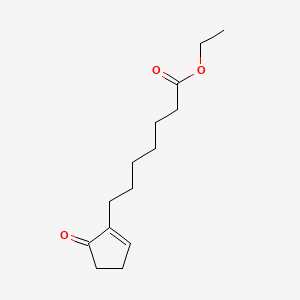 molecular formula C14H22O3 B1628086 Ethyl 5-oxocyclopent-1-ene-1-heptanoate CAS No. 40098-44-0