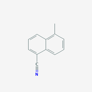 molecular formula C12H9N B1628090 1-Cyano-5-methylnaphthalene CAS No. 40689-22-3