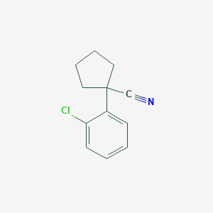 molecular formula C12H12ClN B1628094 1-(2-Chlorophenyl)cyclopentanecarbonitrile CAS No. 143328-15-8