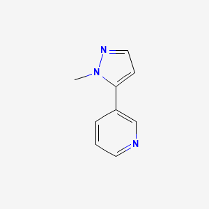 molecular formula C9H9N3 B1628109 3-(1-methyl-1H-pyrazol-5-yl)pyridine CAS No. 64091-87-8