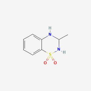 3-Methyl-3,4-dihydro-1lambda~6~,2,4-benzothiadiazine-1,1(2H)-dione