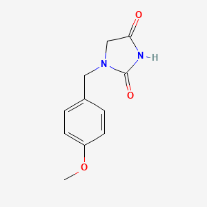 1-[(4-Methoxyphenyl)methyl]imidazolidine-2,4-dione