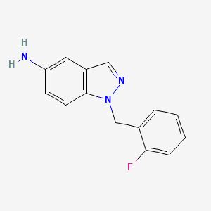 5-Amino-1-(2-fluorobenzyl)-1H-indazole