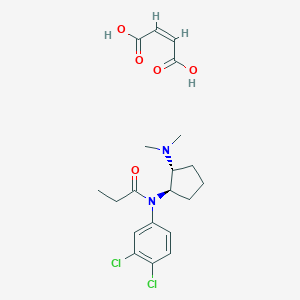 molecular formula C20H26Cl2N2O5 B162812 Eclanamine maleate CAS No. 67450-45-7