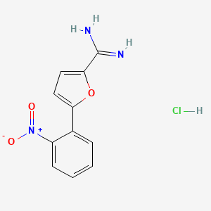 molecular formula C11H9N3O3 B1628120 Nitrafudam hydrochloride CAS No. 57666-60-1