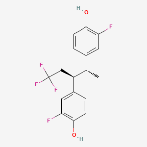 molecular formula C17H15F5O2 B1628121 Pentafluranol CAS No. 65634-39-1