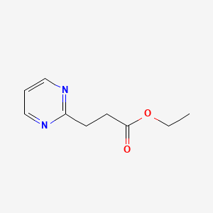molecular formula C9H12N2O2 B1628126 Ethyl 3-(pyrimidin-2-yl)propanoate CAS No. 459818-76-9