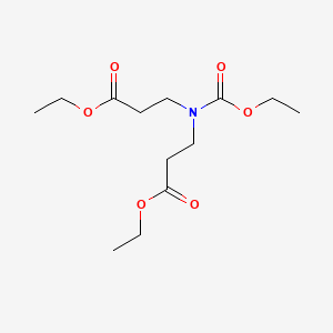 Ethyl N-(ethoxycarbonyl)-N-(3-ethoxy-3-oxopropyl)-beta-alaninate