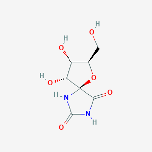 molecular formula C7H10N2O6 B162813 Hydantocidin CAS No. 130607-26-0