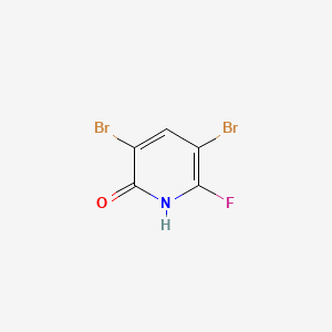 3,5-Dibromo-6-fluoropyridin-2(1H)-one