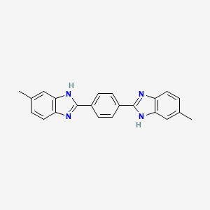 5-methyl-2-(4-(5-methyl-1H-benzo[d]imidazol-2-yl)phenyl)-1H-benzo[d]imidazole