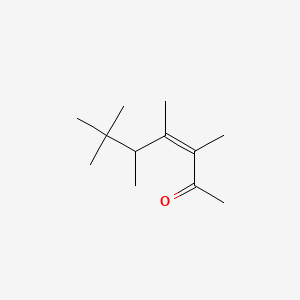 molecular formula C12H22O B1628139 (Z)-3,4,5,6,6-Pentamethylhept-3-en-2-one CAS No. 81786-73-4
