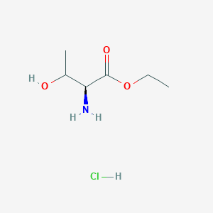 molecular formula C6H14ClNO3 B1628143 Ethyl DL-threoninate hydrochloride CAS No. 33368-36-4