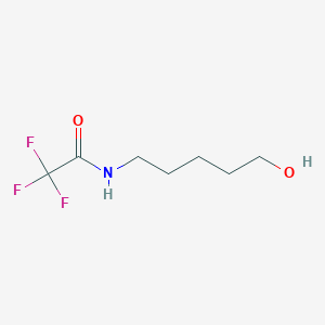 molecular formula C7H12F3NO2 B162815 N-(5-Hydroxypentyl)trifluoroacetamide CAS No. 128238-44-8