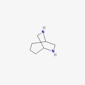 molecular formula C7H14N2 B1628158 6,8-Diazabicyclo[3.2.2]nonane CAS No. 85555-10-8