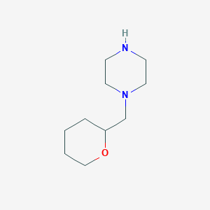 molecular formula C10H20N2O B1628160 1-[(Oxan-2-yl)methyl]piperazine CAS No. 130288-92-5
