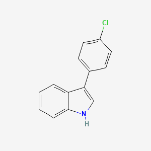molecular formula C14H10ClN B1628165 3-(4-Chlorophenyl)-1h-indole CAS No. 62236-80-0