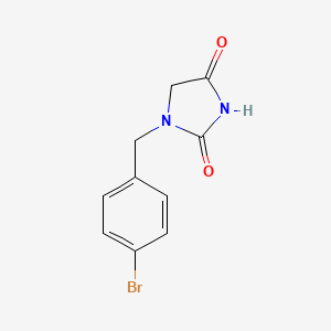molecular formula C10H9BrN2O2 B1628170 1-(4-Bromobenzyl)imidazolidine-2,4-dione CAS No. 201987-81-7